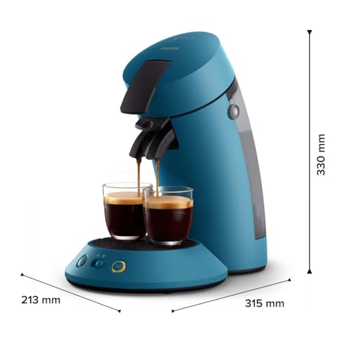 Machine à café à dosettes SENSEO Original Plus CSA210/00 – Bleu paon