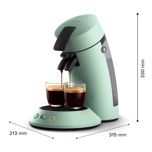 Machine à café à dosettes SENSEO Original Plus CSA210/80 – Vert désert
