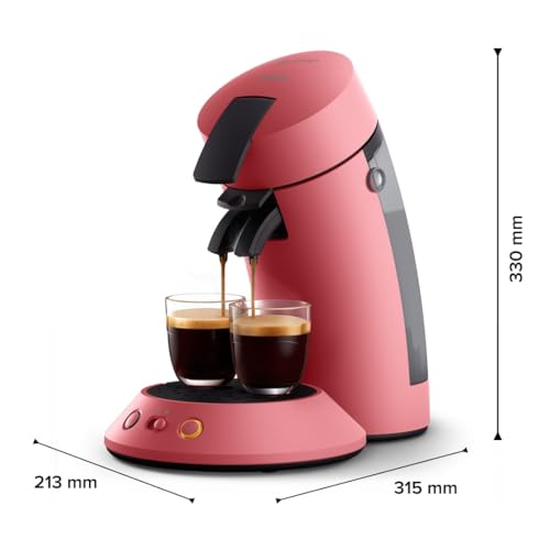 Machine à café à dosettes SENSEO Original Plus CSA210/35 – Rouge tendre