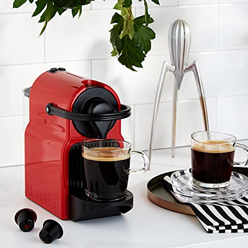 Growexa Inissia – Machine à Café Expresso à Capsules, Rouge Rubis, Réservoir 0,7L
