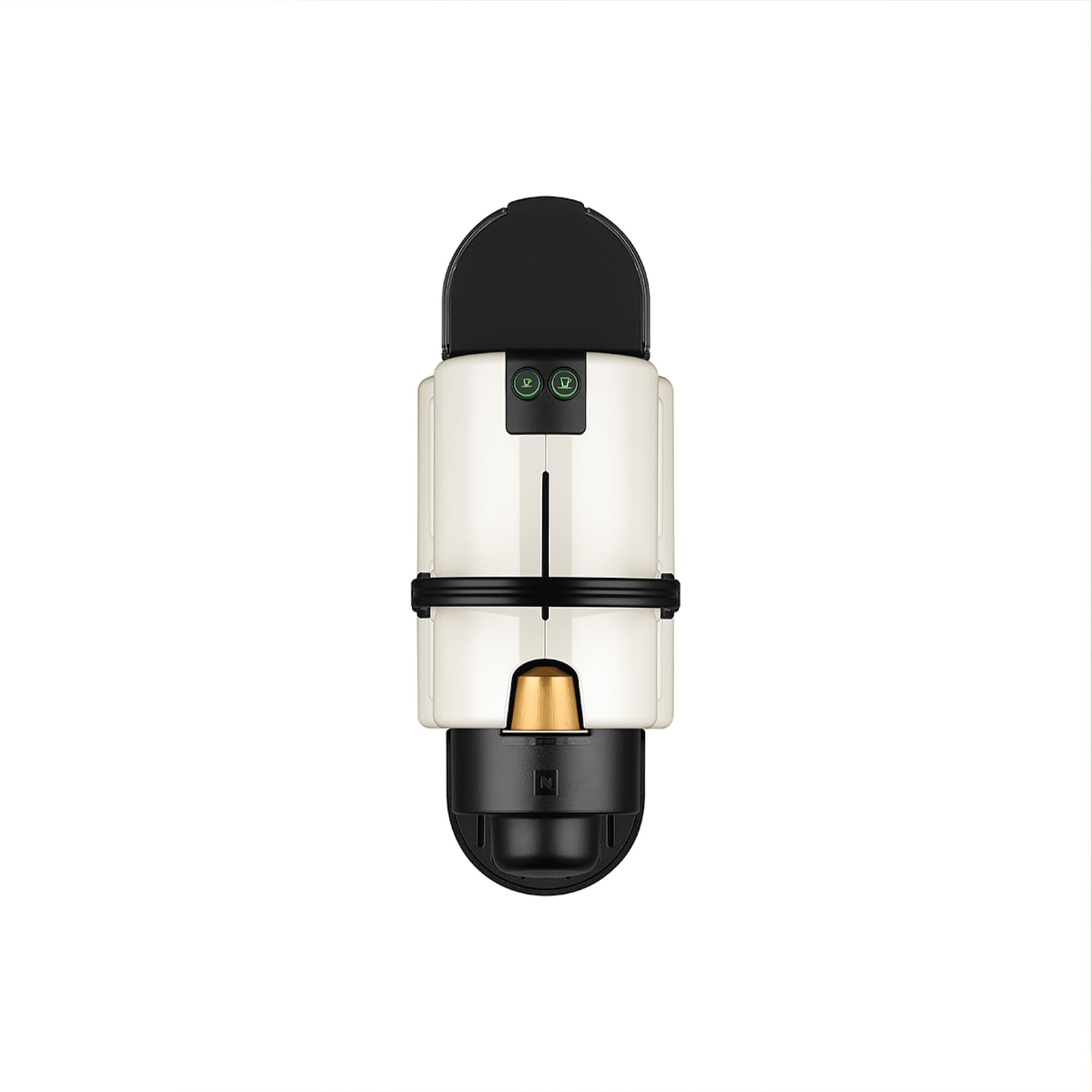Growexa Inissia – Cafetière Espresso à Capsules, Blanc Mat et Brillant