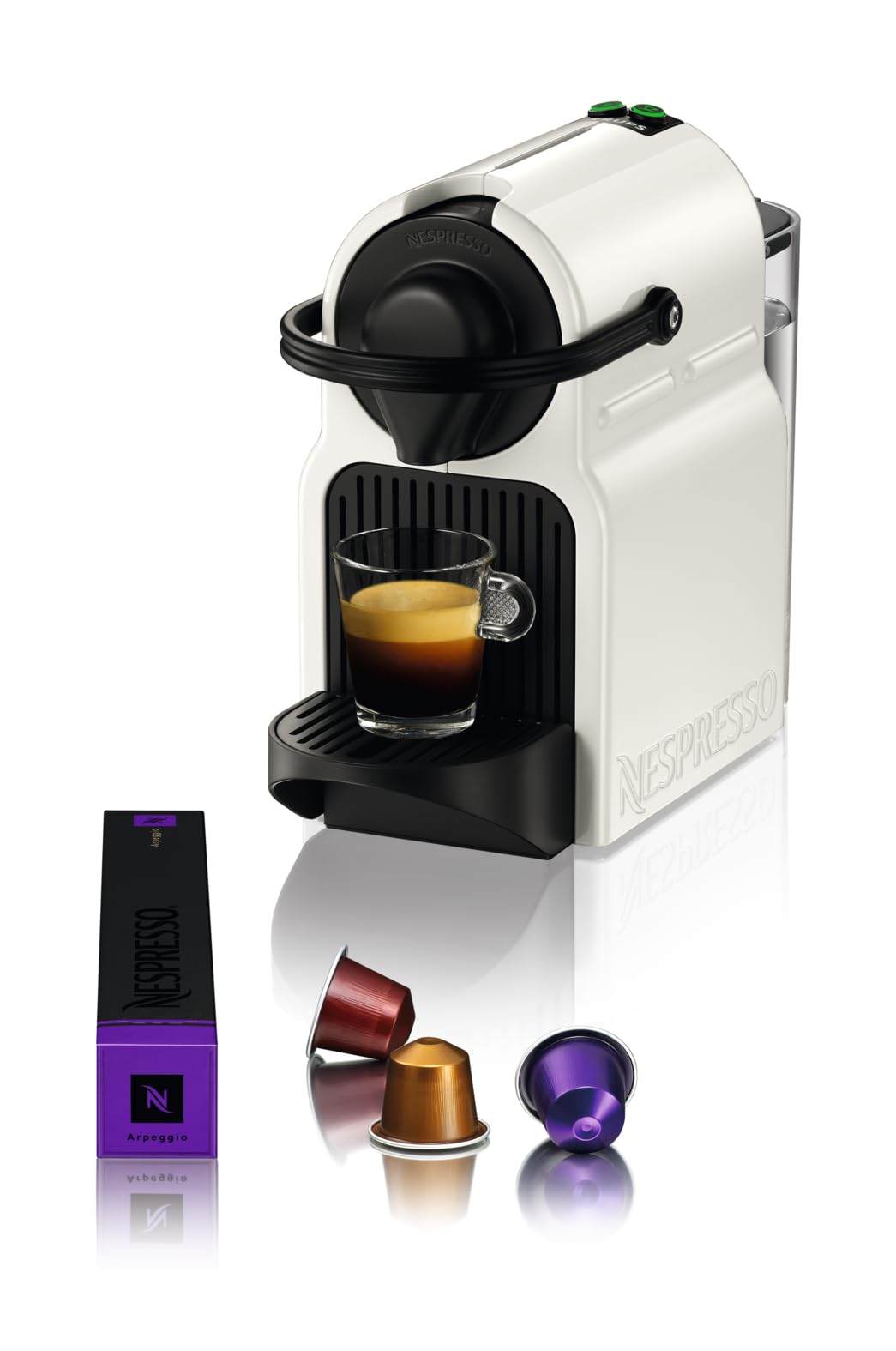 Growexa Inissia – Machine à Café Expresso à Capsules, Blanc, 19 Bars