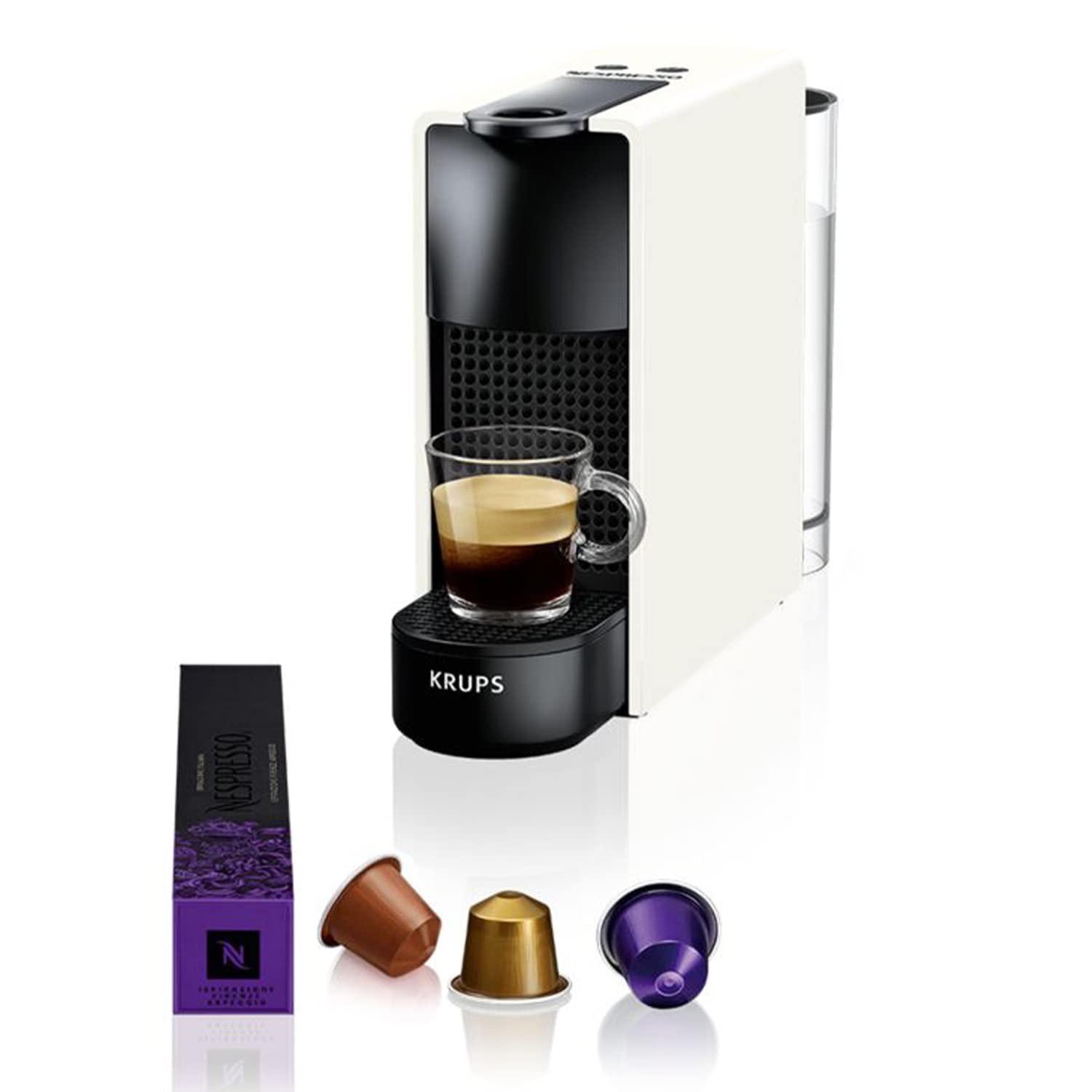 Growexa Essenza Mini – Machine à Café à Capsules Compacte, Blanc