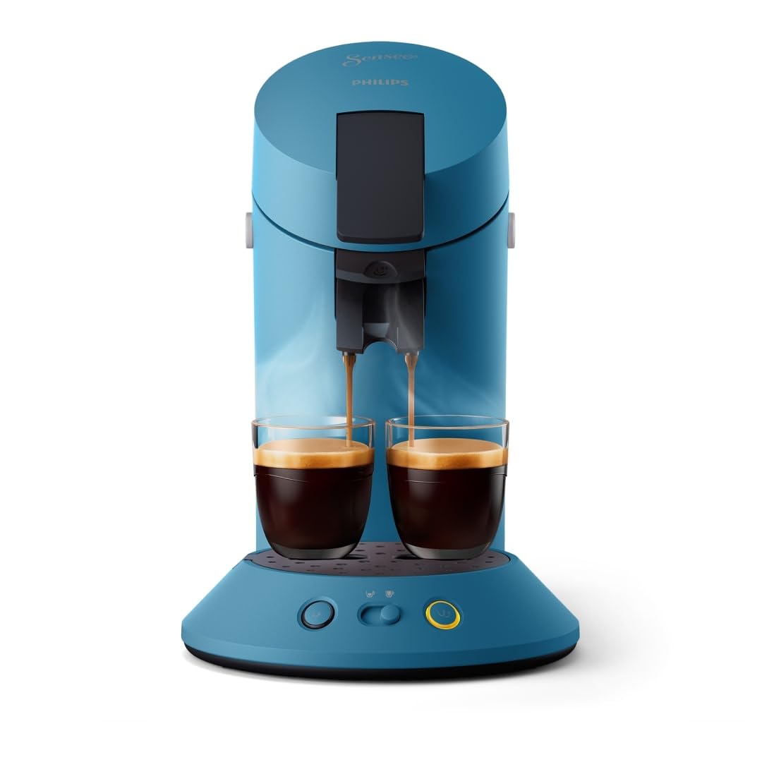 Machine à café à dosettes SENSEO Original Plus CSA210/00 – Bleu paon
