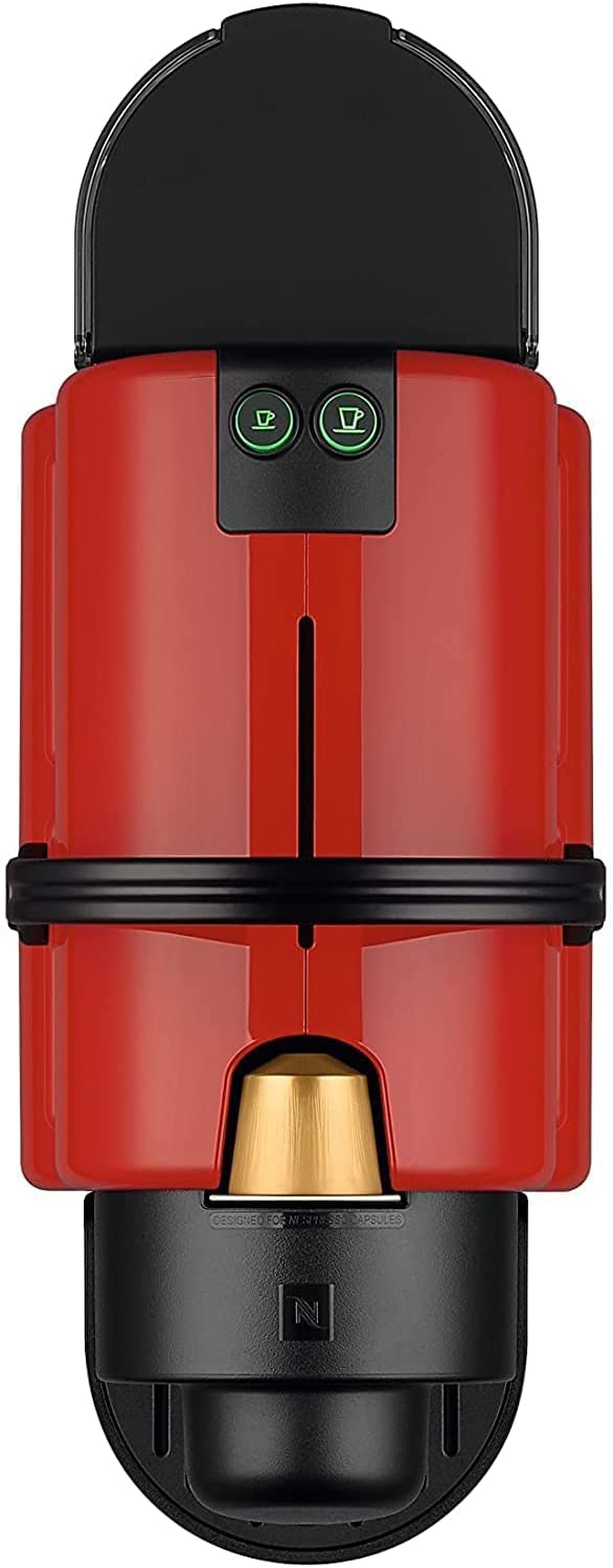 Growexa Inissia – Machine à Café Expresso à Capsules, Rouge Rubis, Réservoir 0,7L