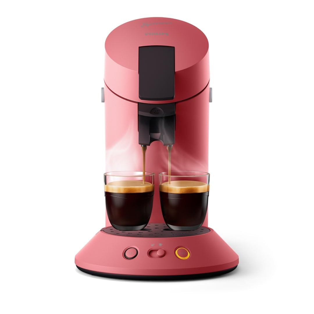 Machine à café à dosettes SENSEO Original Plus CSA210/35 – Rouge tendre