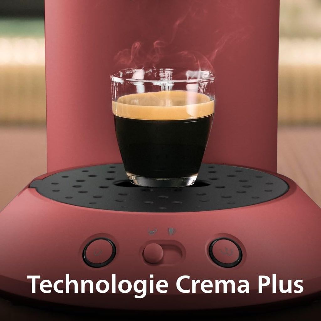 Machine à café à dosettes SENSEO Original Plus CSA210/35 – Rouge tendre