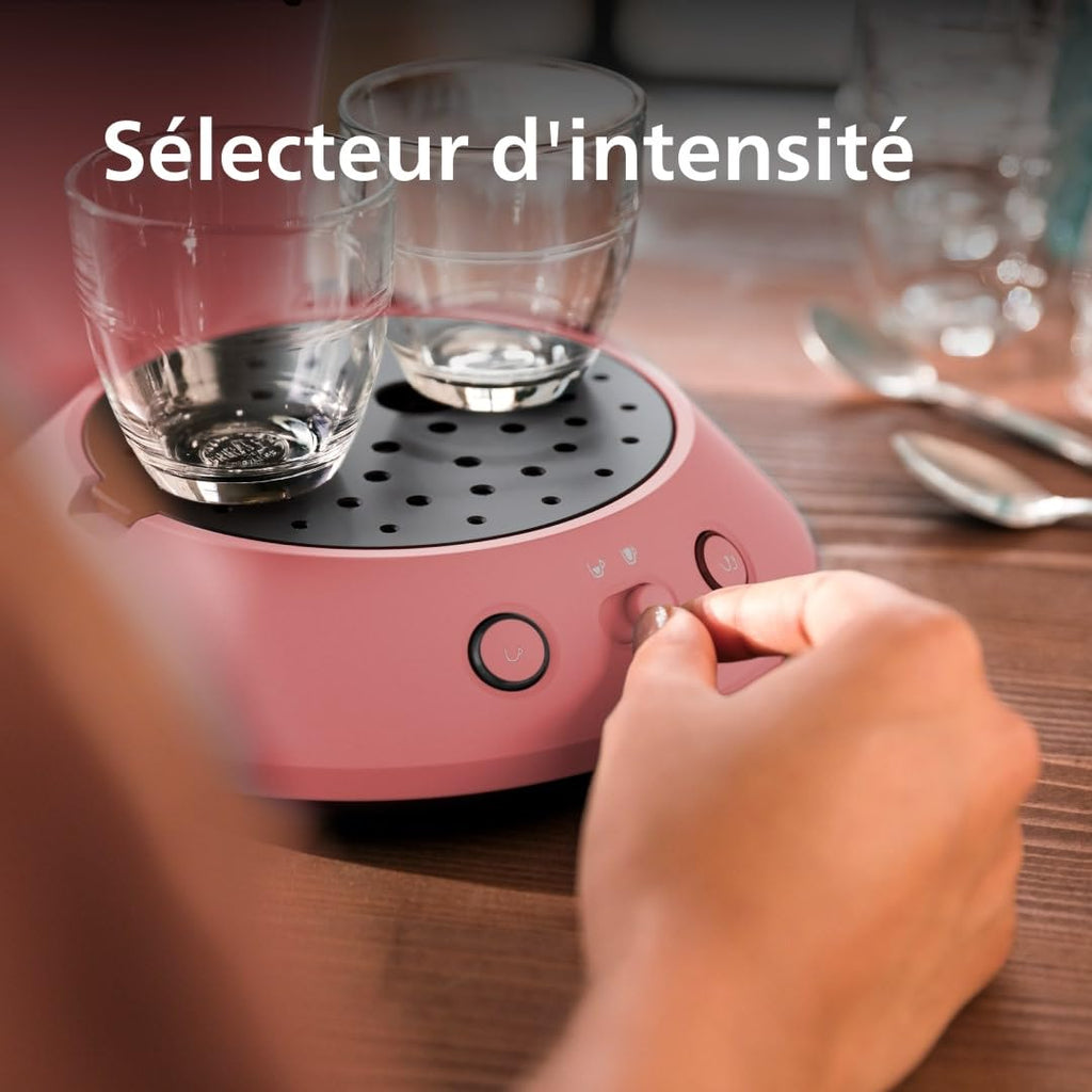 Machine à café à dosettes SENSEO Original Plus CSA210/35 – Rouge tendre