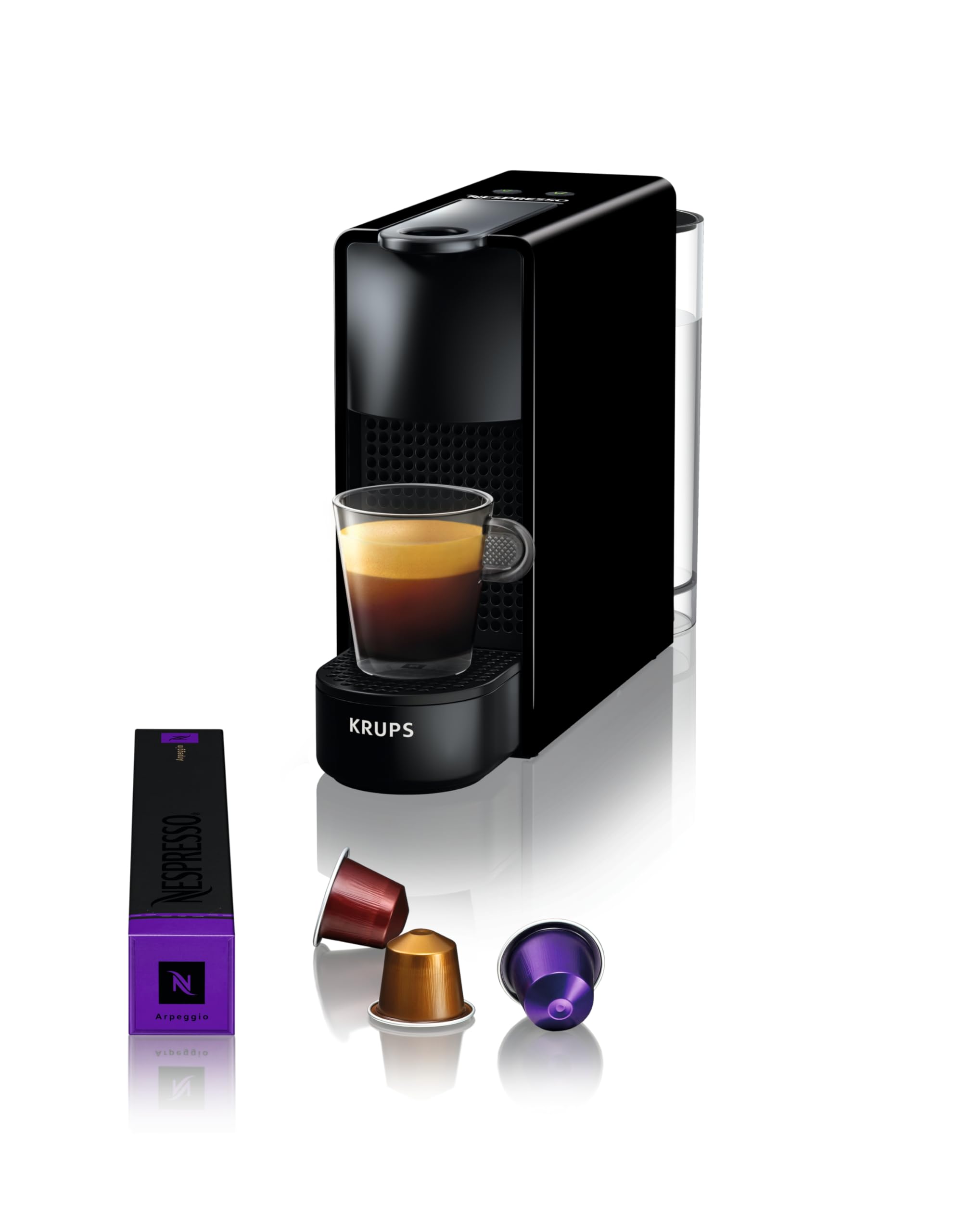 Growexa Essenza Mini – Machine à Café à Capsules Compacte, Noir