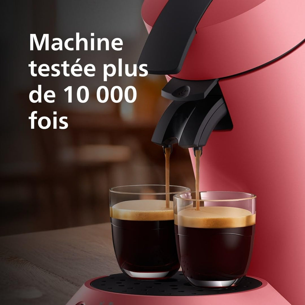 Machine à café à dosettes SENSEO Original Plus CSA210/35 – Rouge tendre