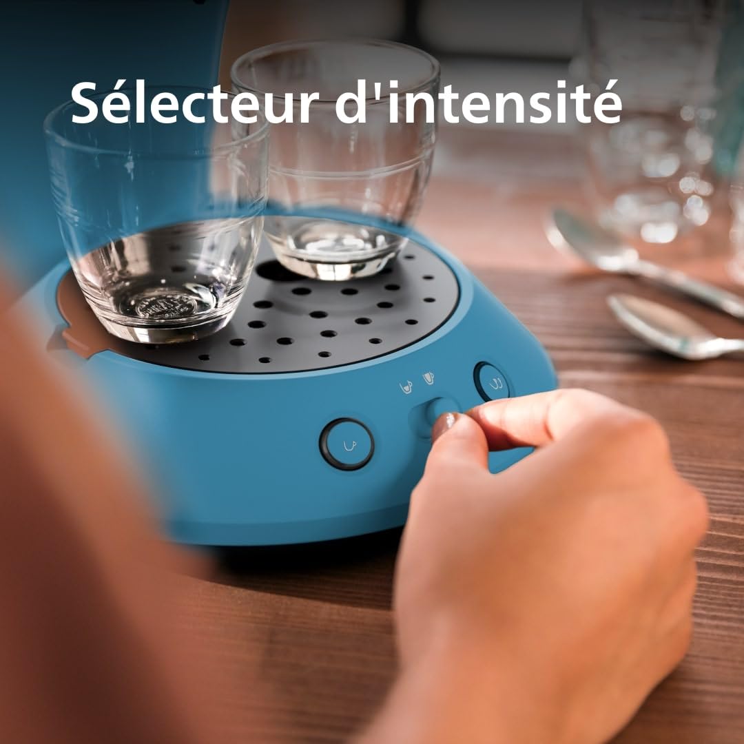 Machine à café à dosettes SENSEO Original Plus CSA210/00 – Bleu paon