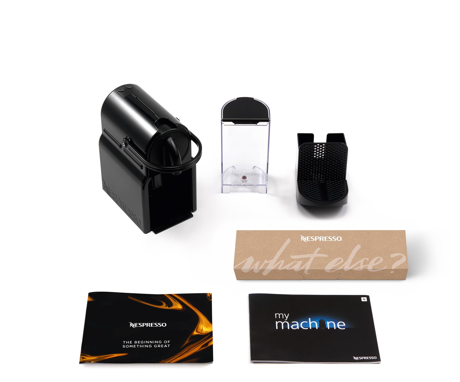 Growexa Inissia – Machine à Café Expresso à Capsules, Noir, 19 Bars