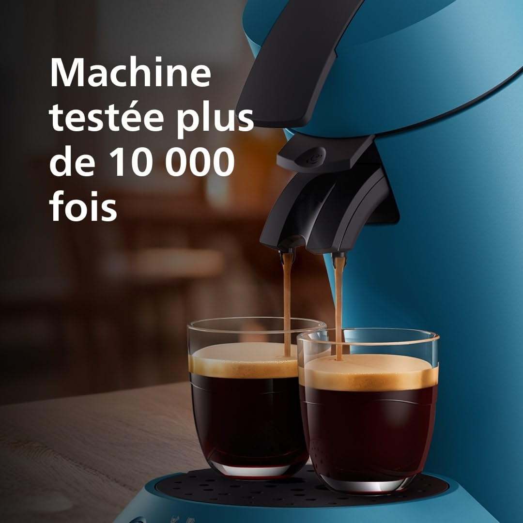 Machine à café à dosettes SENSEO Original Plus CSA210/00 – Bleu paon