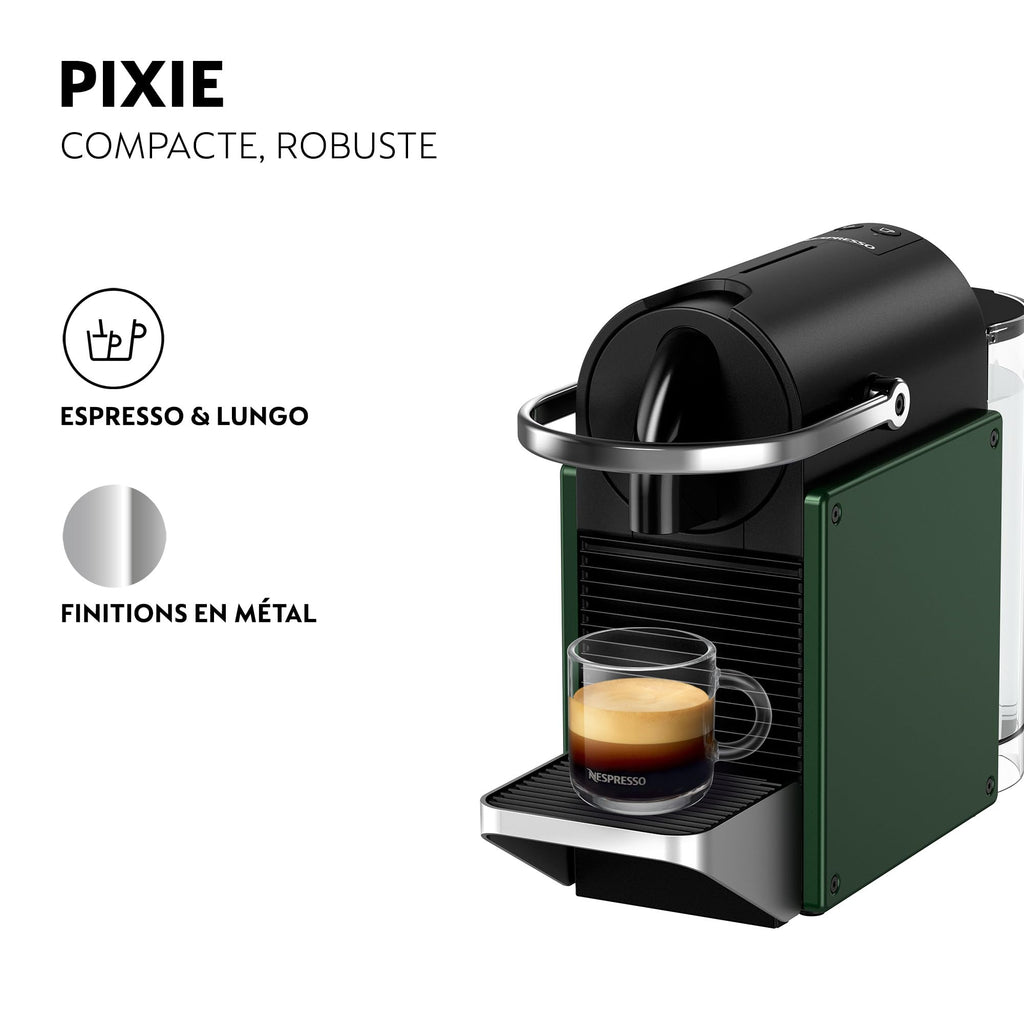 Growexa Pixie – Machine à Café à Capsules Compacte, Vert Foncé