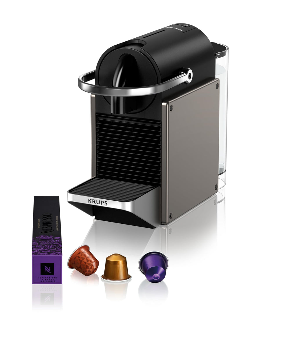 Growexa Pixie – Machine à Café à Capsules Compacte, Titane