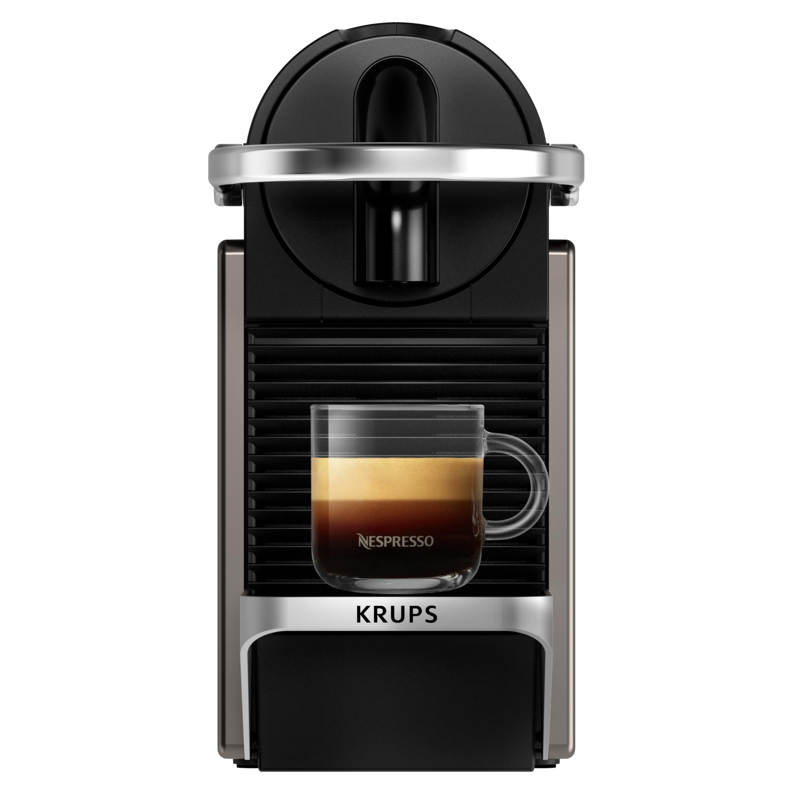Growexa Pixie – Machine à Café à Capsules Compacte, Titane