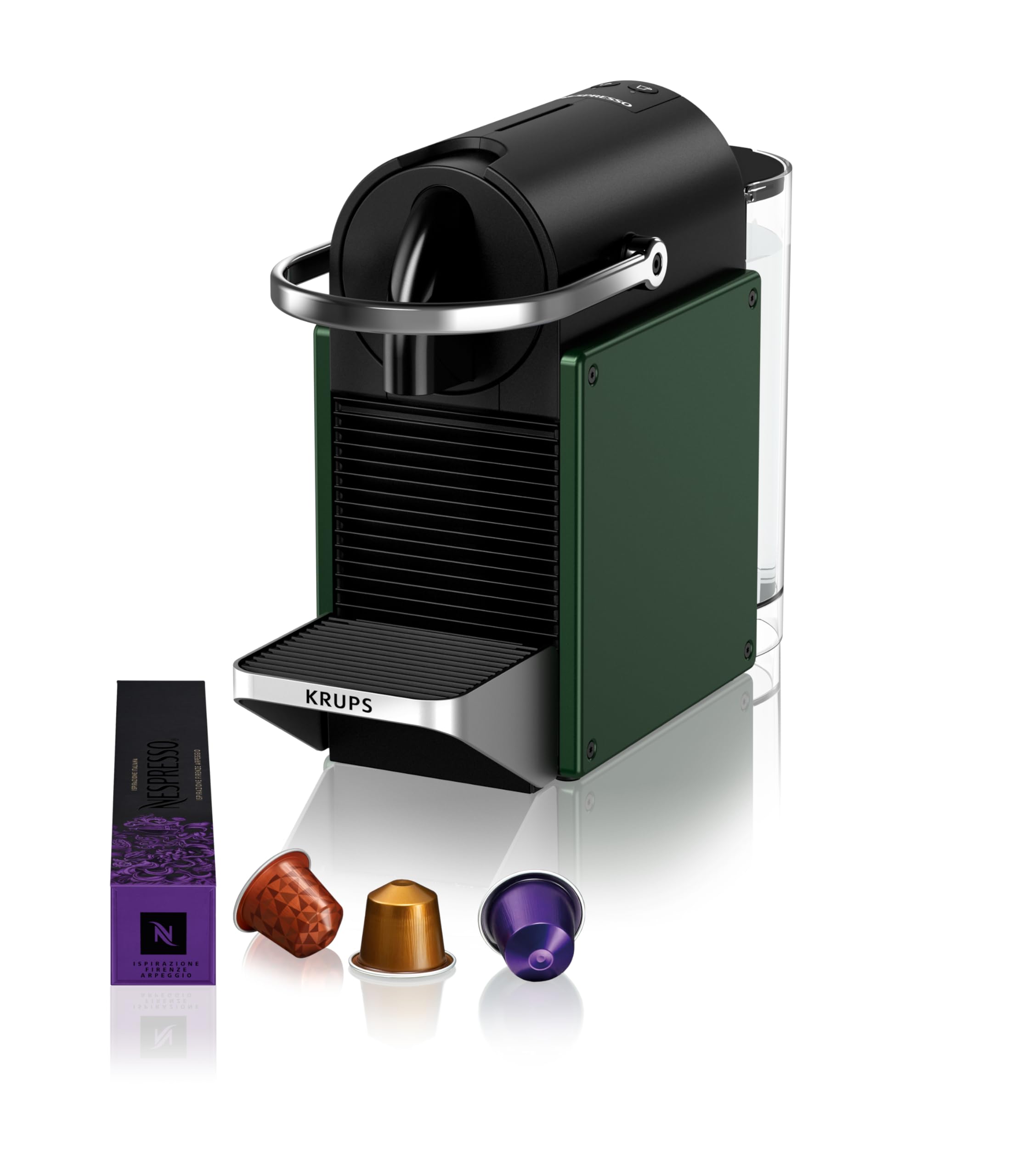Growexa Pixie – Machine à Café à Capsules Compacte, Vert Foncé