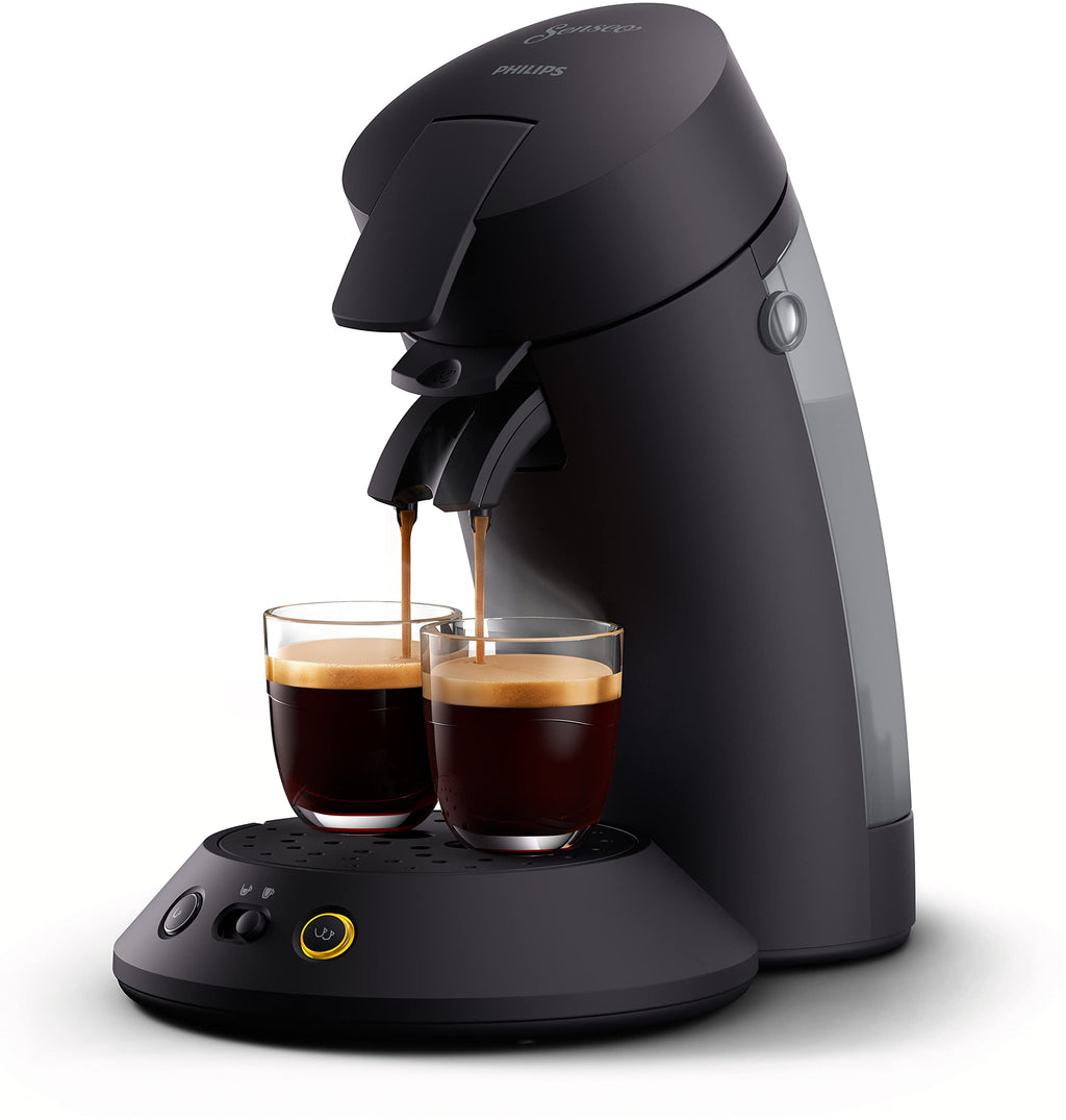 Machine à café à dosettes SENSEO CSA210/22 – Noir piano, intensité au choix