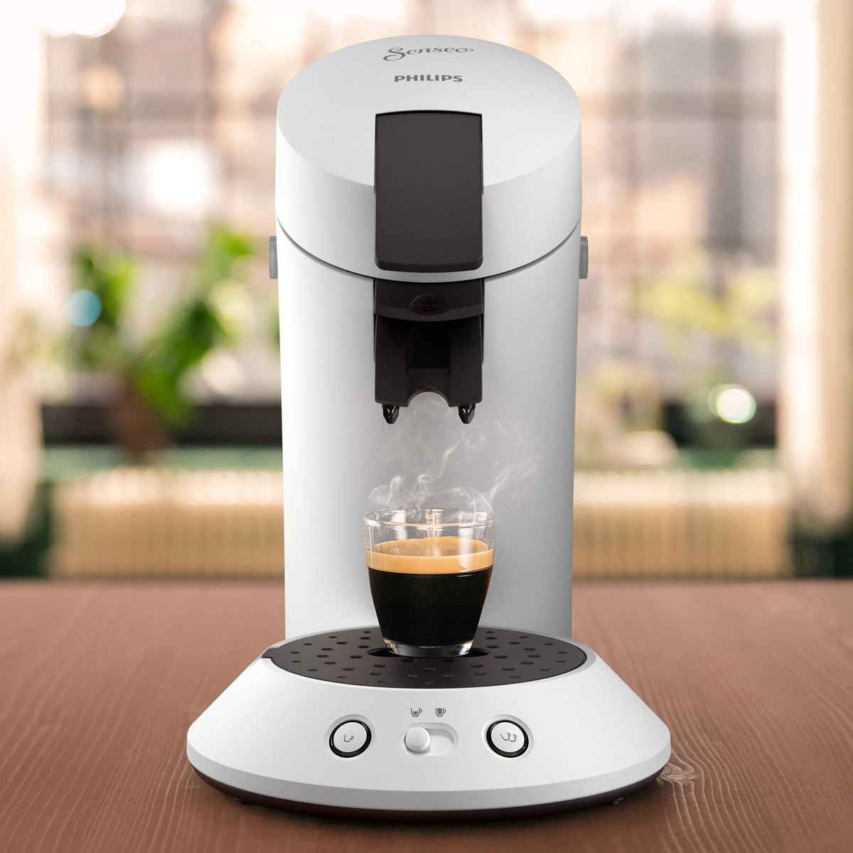 Machine à dosettes SENSEO Original Plus CSA210/11 – Blanche